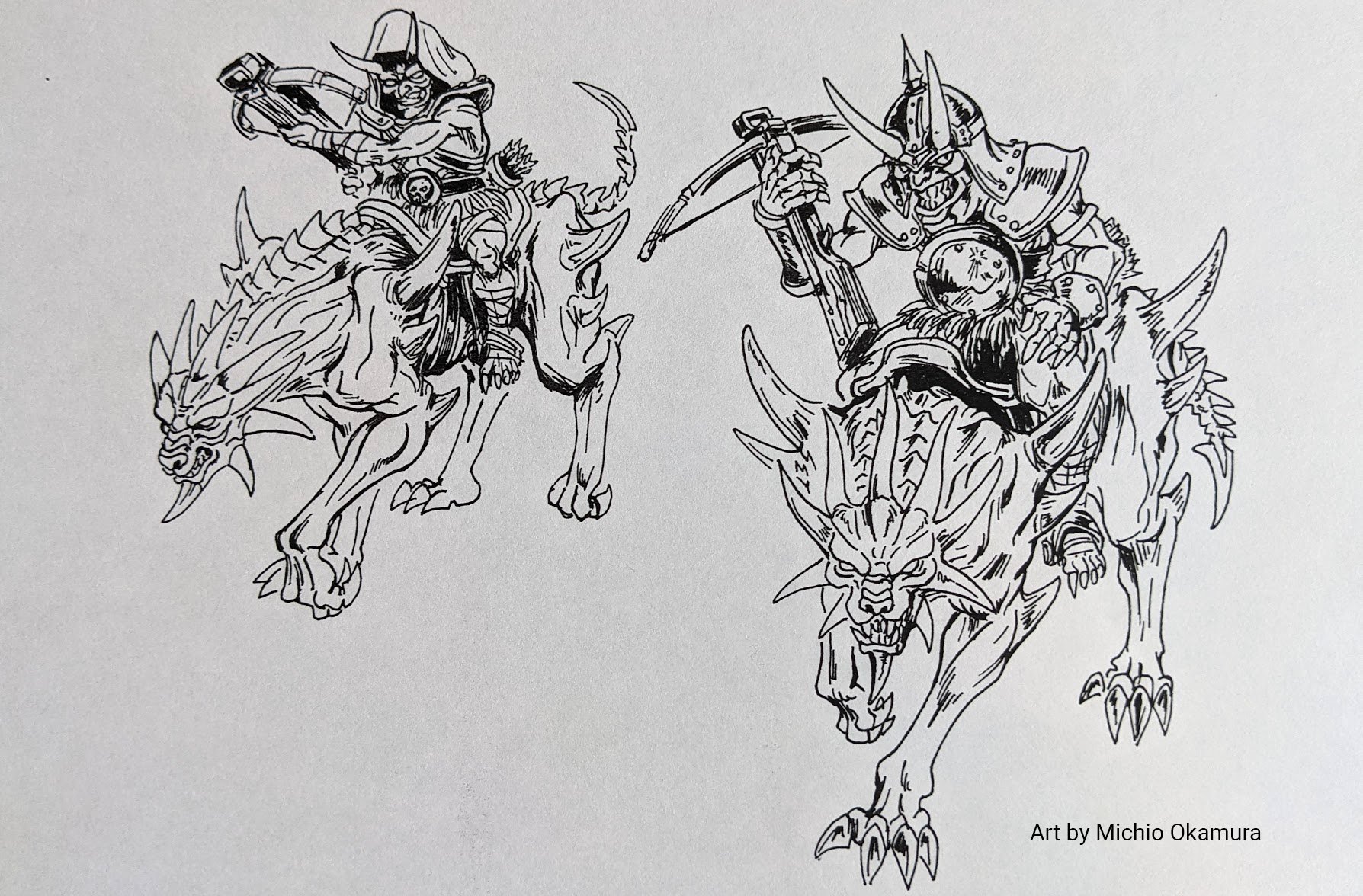 沉沦魔狼骑设计稿