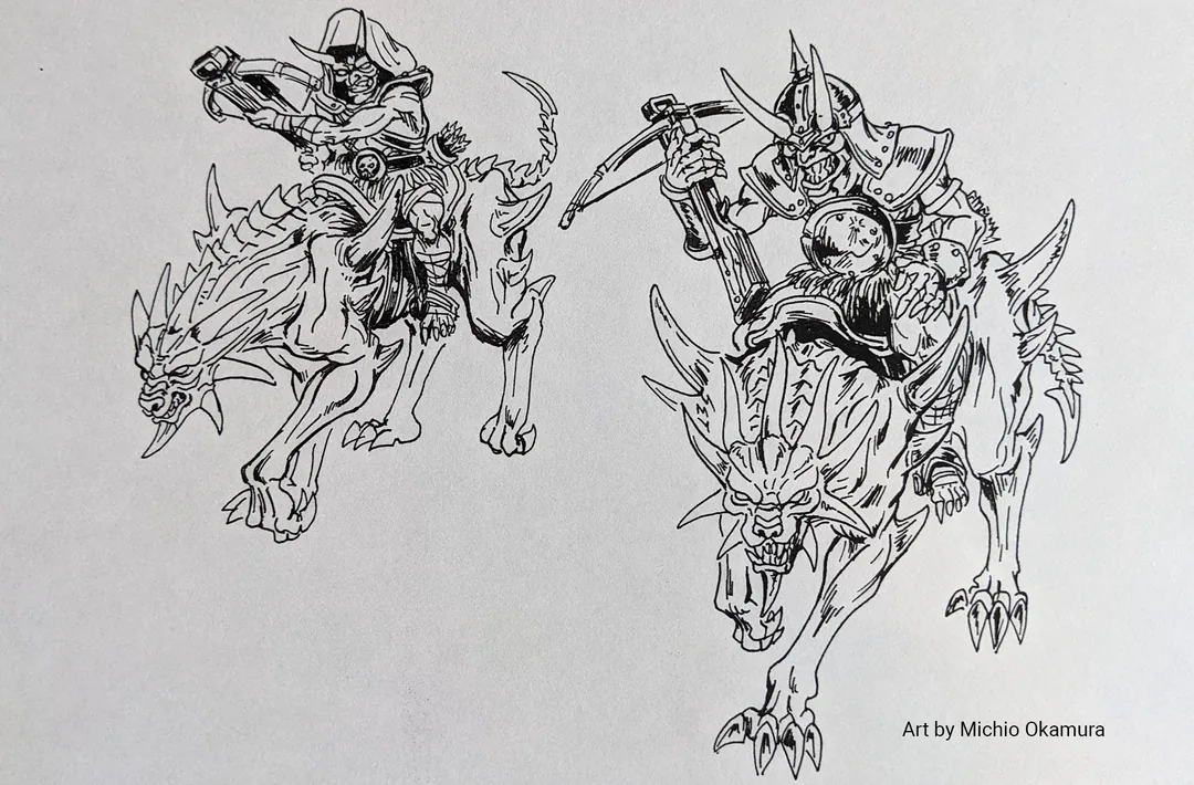 沉沦魔狼骑设计稿