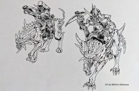 沉沦魔狼骑设计稿