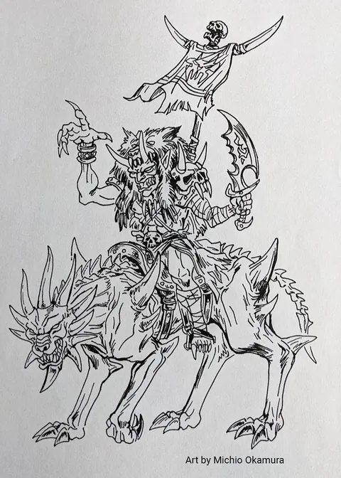 沉沦魔狼骑设计稿